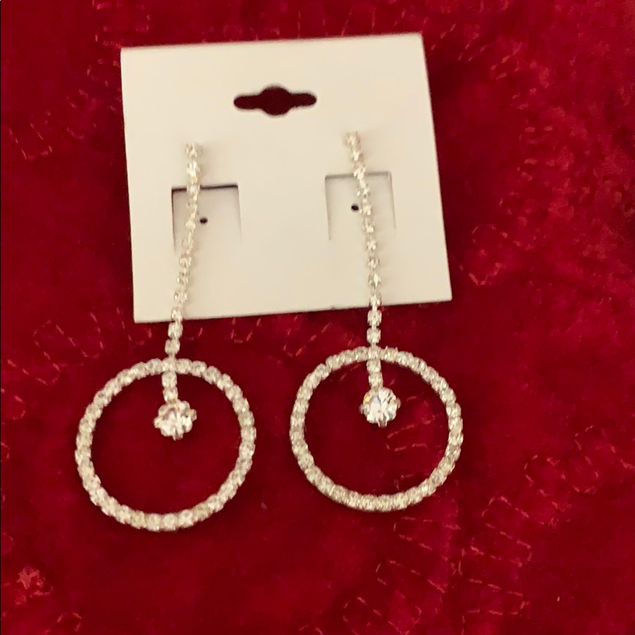 Decorative Rhinestone Earrings
